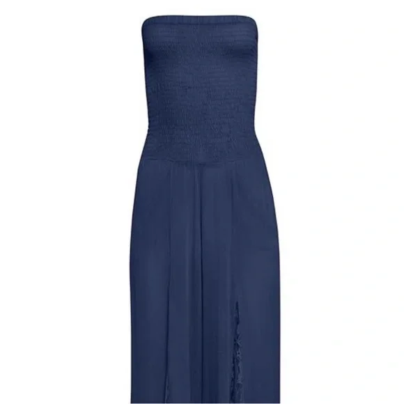 Sold elsewhere Lace Inset Jumpsuit M Navy Blue Brand New - Picture 10 of 11